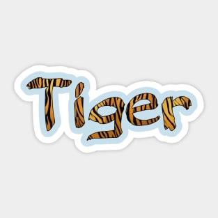 Tiger print Sticker